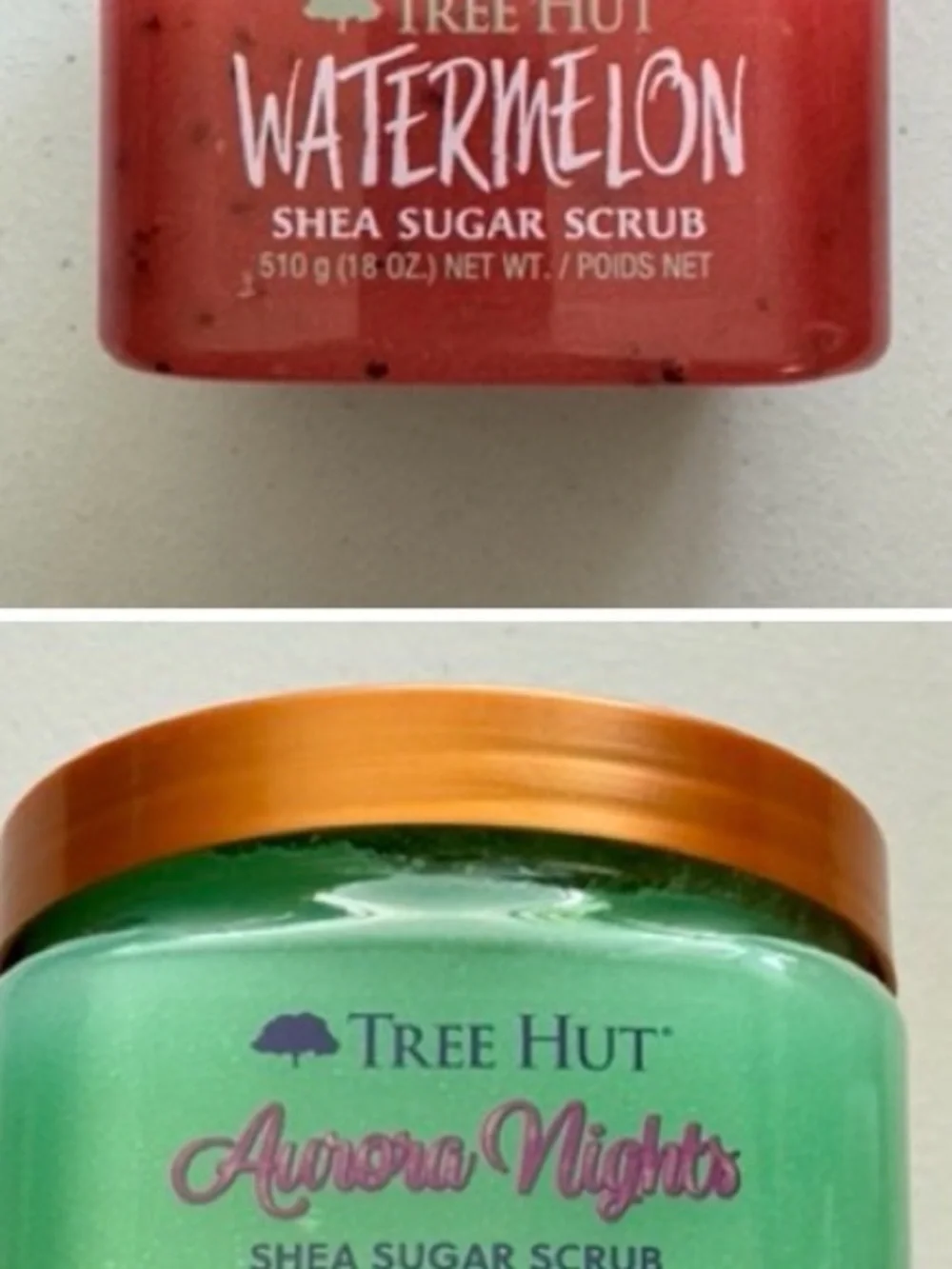 Tree Hut Watermelon & Aurora Nights Shea Sugar Scrub Duo - 2 oak